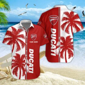 Chemise hawaïenne Ducati