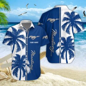Chemise hawaïenne Ford Mustang