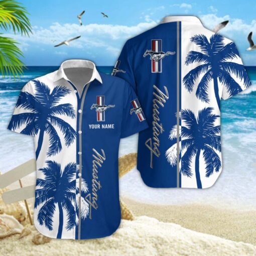 Chemise hawaïenne Ford Mustang