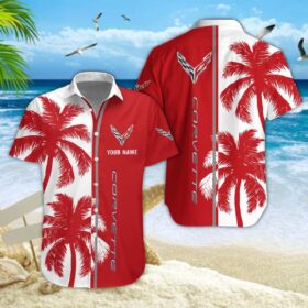 Chemise hawaïenne Chevrolet Corvette
