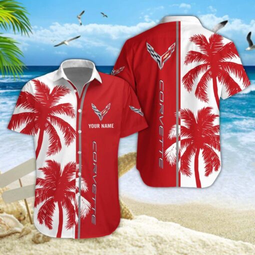 Chemise hawaïenne Chevrolet Corvette