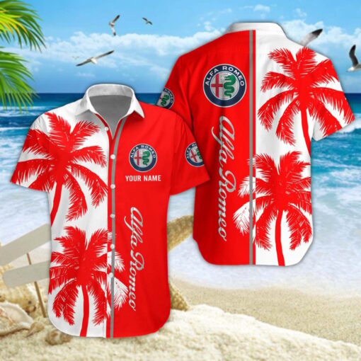 Chemise hawaïenne Alfa Romeo
