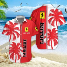 Chemise hawaïenne Ferrari