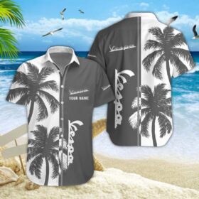 Chemise hawaïenne Vespa