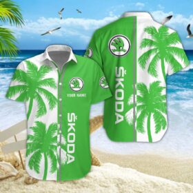 Chemise hawaïenne Skoda
