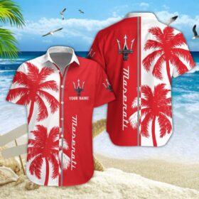 Chemise hawaïenne Maserati