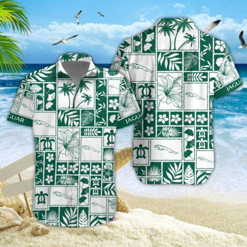 Chemise hawaïenne Jaguar