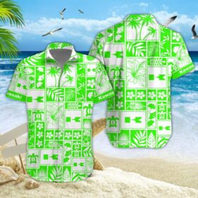 Chemise hawaïenne Kawasaki