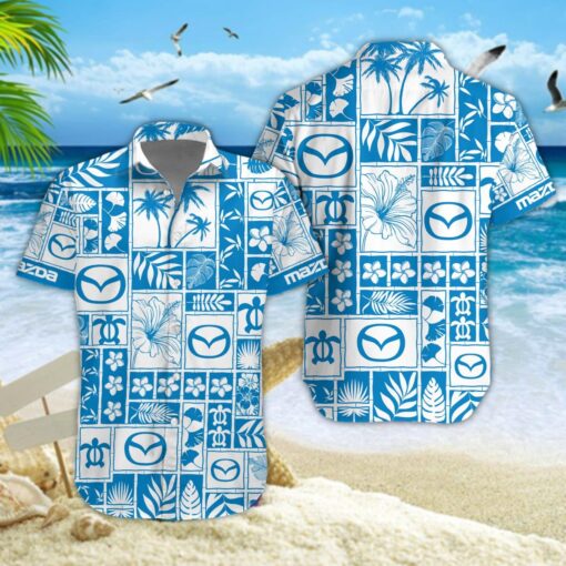 Chemise hawaïenne Mazda