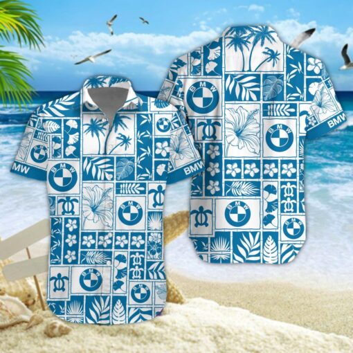 Chemise hawaïenne BMW