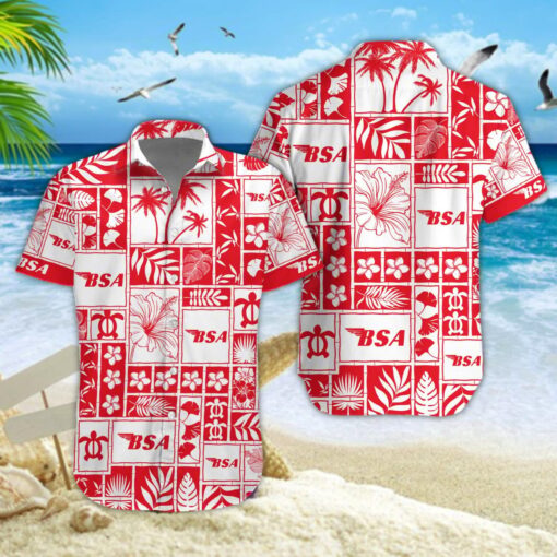 Chemise hawaïenne BSA Motorcycles