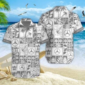 Chemise hawaïenne Mercedes-Benz