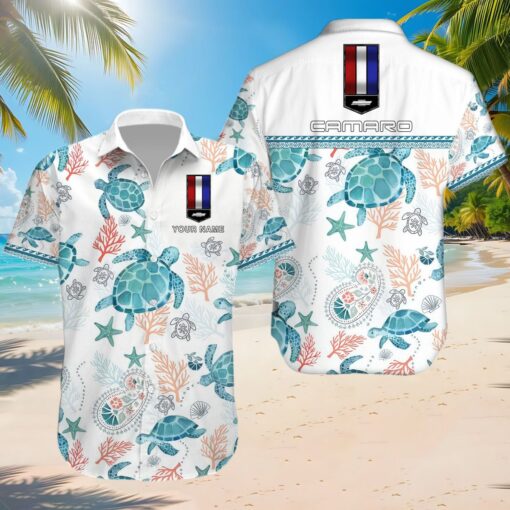 Chemise hawaïenne Chevrolet Camaro
