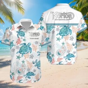 Chemise hawaïenne Norton Motorcycles