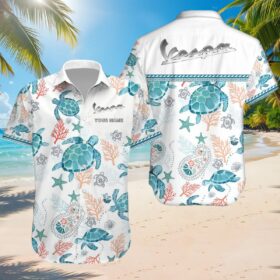 Chemise hawaïenne Vespa