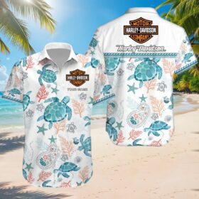 Chemise hawaïenne Harley-Davidson