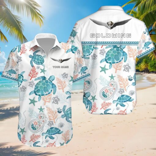 Chemise hawaïenne Honda Gold Wing