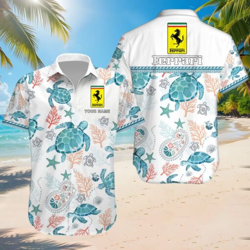 Chemise hawaïenne Ferrari