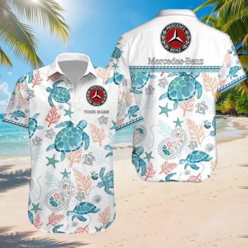 Chemise hawaïenne Mercedes-Benz