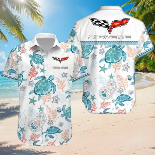 Chemise hawaïenne Corvette C6