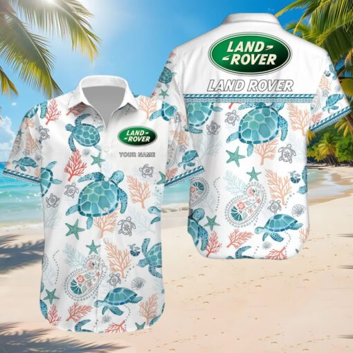 Chemise hawaïenne Land Rover