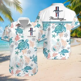 Chemise hawaïenne Ford Mustang