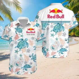 Chemise hawaïenne Red Bull