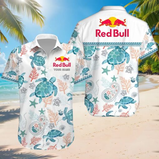 Chemise hawaïenne Red Bull