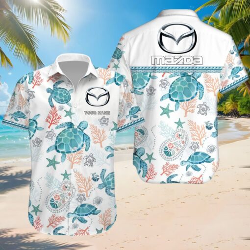 Chemise hawaïenne Mazda