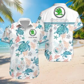 Chemise hawaïenne Skoda