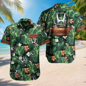 Chemise hawaïenne Honda