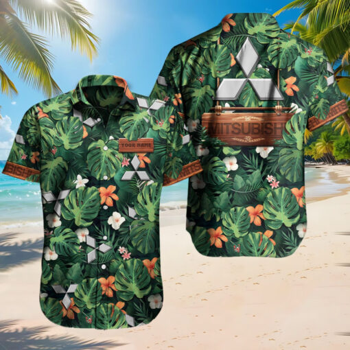 Chemise hawaïenne Mitsubishi