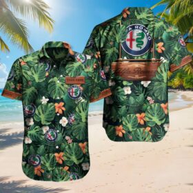 Chemise hawaïenne Alfa Romeo