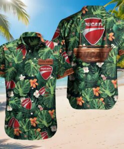 Chemise hawaïenne Ducati