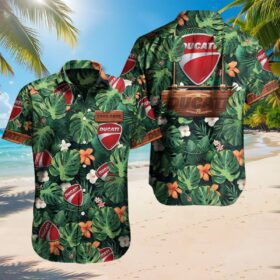 Chemise hawaïenne Ducati