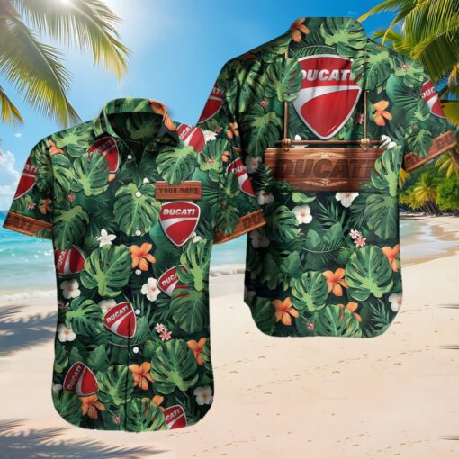Chemise hawaïenne Ducati