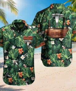 Chemise hawaïenne Tesla