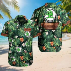 Chemise hawaïenne Skoda
