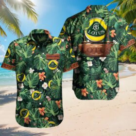 Chemise hawaïenne Lotus