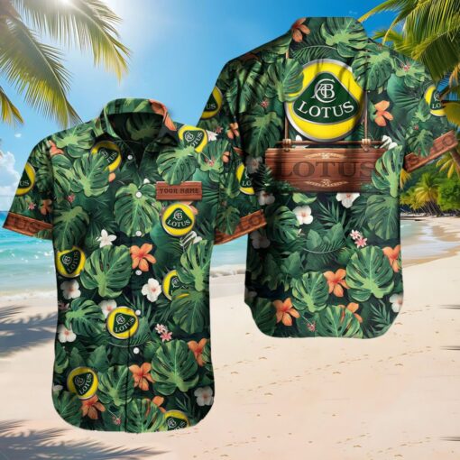 Chemise hawaïenne Lotus