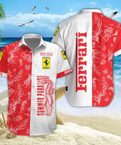 Chemise hawaïenne Ferrari