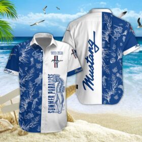 Chemise hawaïenne Ford Mustang