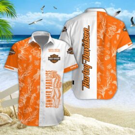 Chemise hawaïenne Harley-Davidson