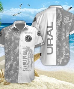 Chemise hawaïenne Ural Motorcycles