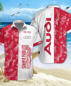 Chemise hawaïenne Audi