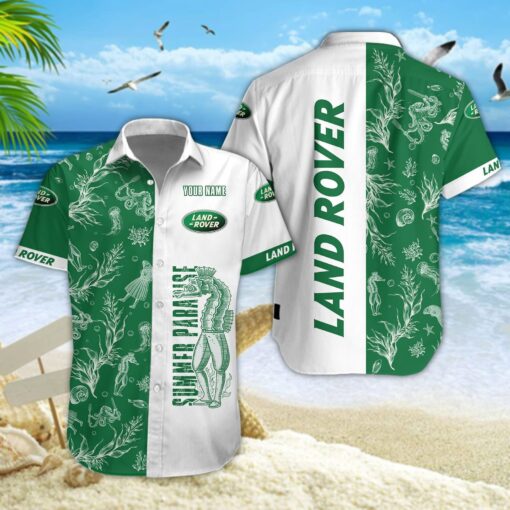 Chemise hawaïenne Land Rover