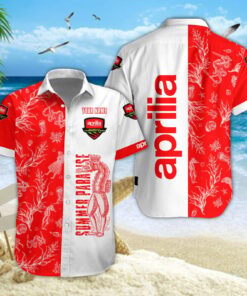 Chemise hawaïenne Aprilia