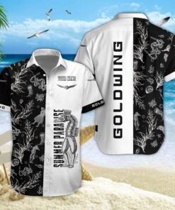 Chemise hawaïenne Honda Gold Wing