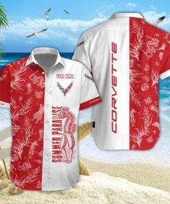 Chemise hawaïenne Chevrolet Corvette