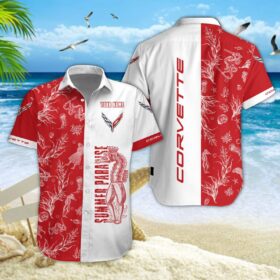 Chemise hawaïenne Chevrolet Corvette